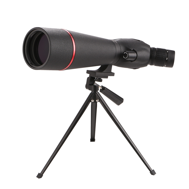 25-75x80 monokulinis ED teleskopas. Galingas HD naktinis matymas esant silpnam apšvietimui. Profesionali fotografija. Mėnulio stebėjimas. Paukščių veidrodis.