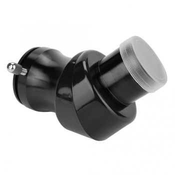 Astronominio teleskopo priedai: 1,25 colio lubinis veidrodinis pilnas fotoaparatas, 45 laipsnių pusiau metalinis žibintas, 1,25 colio