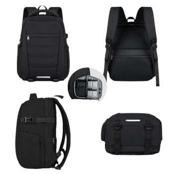 Digitaalse peegelkaamera kott Multifunktsionaalne sülearvuti seljakott reisimiseks Suure mahutavusega fotograafia seljakott