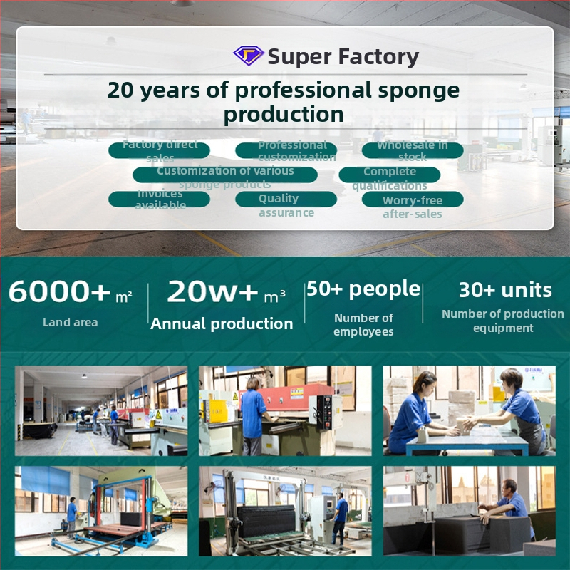 Производител на гъби на едро Персонализирана звукоизолационна и звукопоглъщаща гъба Удароустойчива едностранно лепяща стена звукопоглъщаща гъба