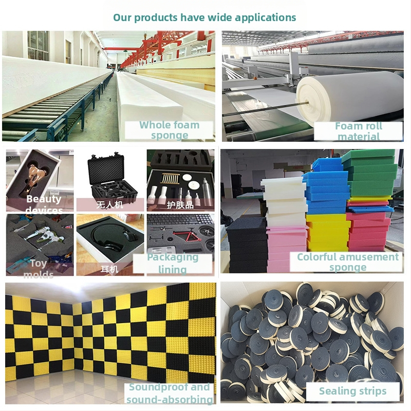 Производител на гъби на едро Персонализирана звукоизолационна и звукопоглъщаща гъба Удароустойчива едностранно лепяща стена звукопоглъщаща гъба