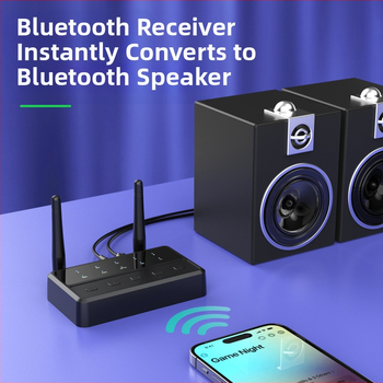 Aptx uus 3,5 mm Bluetooth-heliadapter RCA Bluetooth-vastuvõtja Bluetooth-saatja üks-kahele