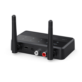 Aptx uus 3,5 mm Bluetooth-heliadapter RCA Bluetooth-vastuvõtja Bluetooth-saatja üks-kahele