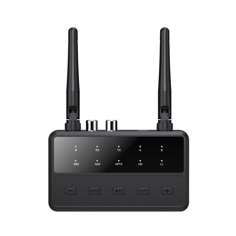 Aptx uus 3,5 mm Bluetooth-heliadapter RCA Bluetooth-vastuvõtja Bluetooth-saatja üks-kahele