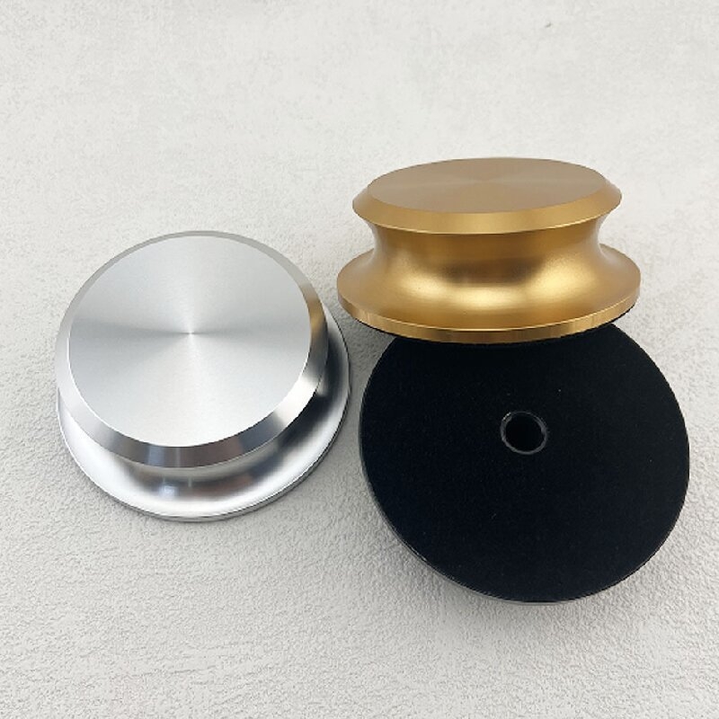 Täisalumiiniumist professionaalne lööke neelav plaadirõhu summutav fonograaf LP vinüülplaadimängija plaadi summutav löökanoodoksüdatsioon