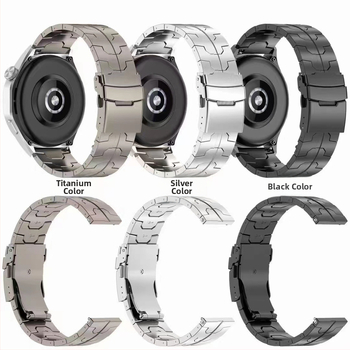 Huawei GT5/4/3/2 46mm/watch4/3Pro titaanrihm Glory 22 Iron Man terasest rihm