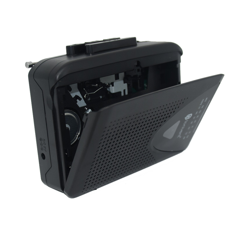 Nostalgiline stereokassettmängija, FM/AM-raadio välise kõlariga