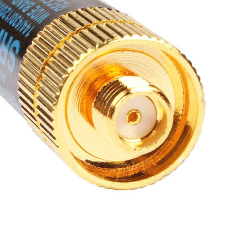 Suure võimendusega universaalne naissoost raadiosaatja UV kahe segmendiga lühike antenn SRH-805S pöidlaantenn 4,5 cm kuul