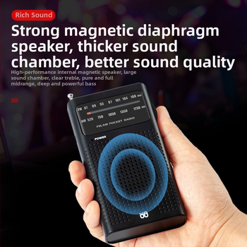 Kaasaskantav raadio W-908 kõrglahutusega täisriba FM/AM taskuraadio eakatele