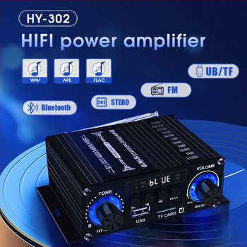 HY-302 Цифров Bluetooth автомобилен аудио усилвател с висока мощност, мини малък усилвател на мощност