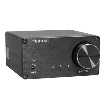 4 sisendit-1 väljundit või 1 sisendit-4 väljundit kaherežiimiline stereoheli signaalilüliti