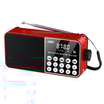 Kaasaskantav FM Bluetooth-raadio LED-digiekraaniga, toetab TF-kaarti, MP3-mängijat, USB/TF-i