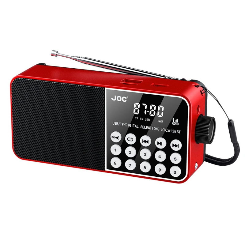 Kaasaskantav FM Bluetooth-raadio LED-digiekraaniga, toetab TF-kaarti, MP3-mängijat, USB/TF-i