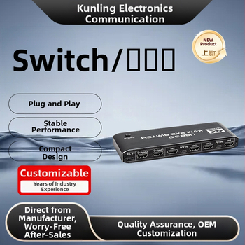 4K HD KVM-lüliti 2 sisendi ja 2 väljundiga maatriksi hostarvuti kahe ekraaniga laiendatud kuvariga usb3.0 turustaja