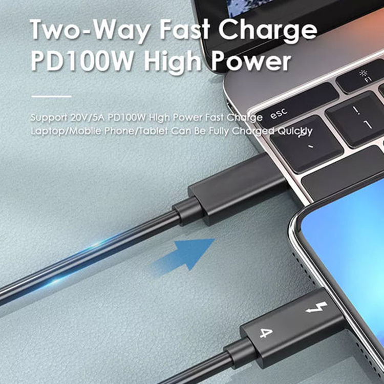 Kahekordne C-tüüpi isaslaadimiskaabel tagateleri ja sülearvuti pistikuga 5A 100W voolukaabel