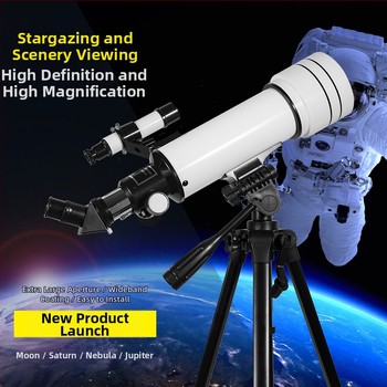 Gamintojo didmeninė prekyba 40070 astronominiu teleskopu, profesionaliu žvaigždžių stebėjimu, didelio didinimo, didelio skersmens, vaikų apšvietimo, lauko, su apsauga nuo drebėjimo