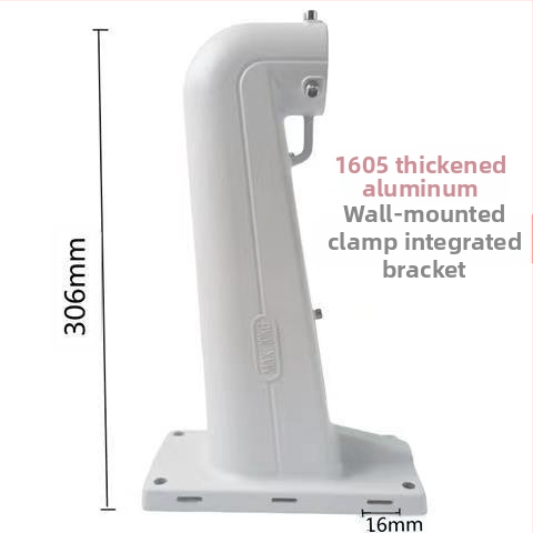 Alumiiniumisulamist jälgimiskuuliga tõstekolonni seinakinnitusklamber universaalne 1605 seinakinnituskolonni kaheotstarbeline riiul