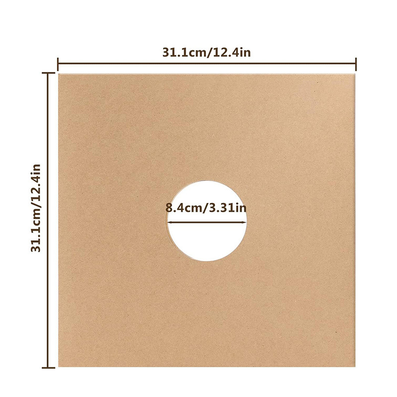 Kraftpopierinis maišelis, vokų dėžutė, dokumentų spausdinimo fabrikas, rudas įrašų vidinis dėžutės plokščia juoda plėvelė, kompaktinių diskų apsauginis dangtelis