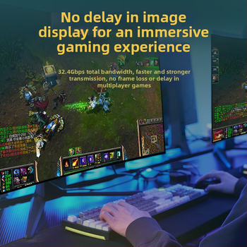 Tehase otsetarne 8K kõrglahutusega DP-kaabli versioon 1.4 mänguarvuti monitori ühenduskaabel DP-isas-isas ühenduskaabel