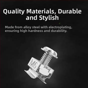 M5M6 korpuso specialus kryžiažodis Universal Square kortelės sagties veržlė laidų kabelių valdymas stelažas serverio keitiklis varžtas