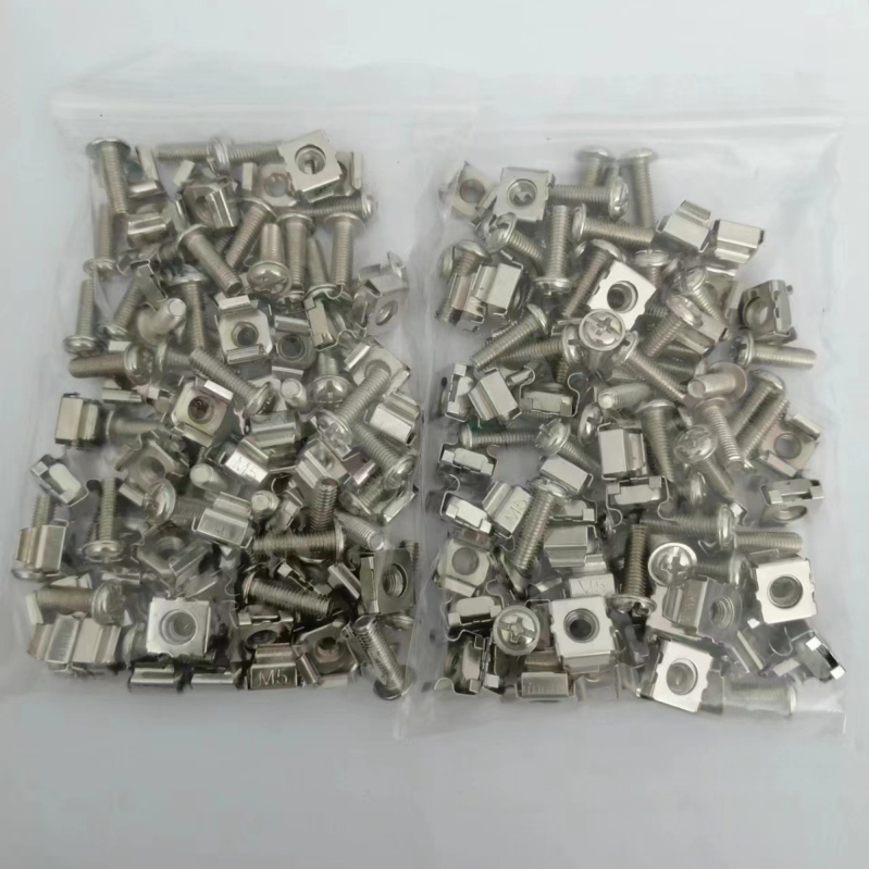 M5M6 korpuso specialus kryžiažodis Universal Square kortelės sagties veržlė laidų kabelių valdymas stelažas serverio keitiklis varžtas