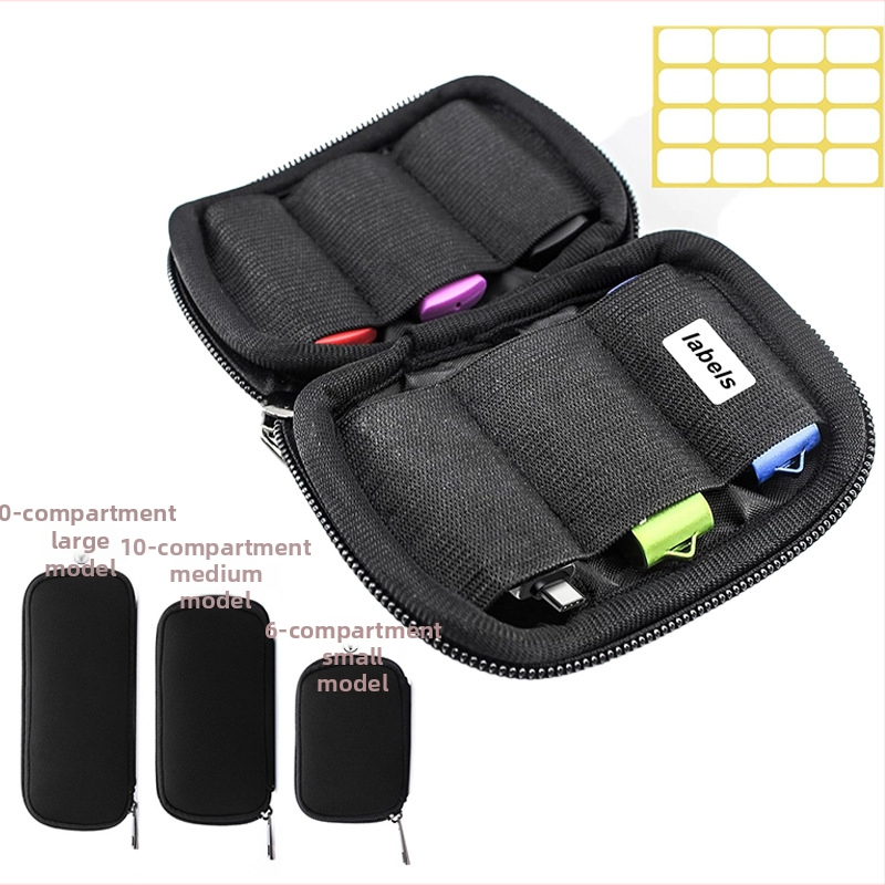 Материал за гмуркане USB флаш устройство U Shield за съхранение на 6 карти U диск бизнес чанта 10 карти голям капацитет USB флаш устройство черен защитен калъф