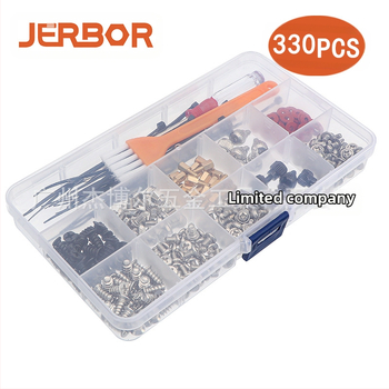 330 vnt. dėžutėje esančių kryžminių įleidžiamųjų galvučių varžtų, stalinio važiuoklės tvirtinimo varžtų, atsuktuvų kombinuotų komplektų