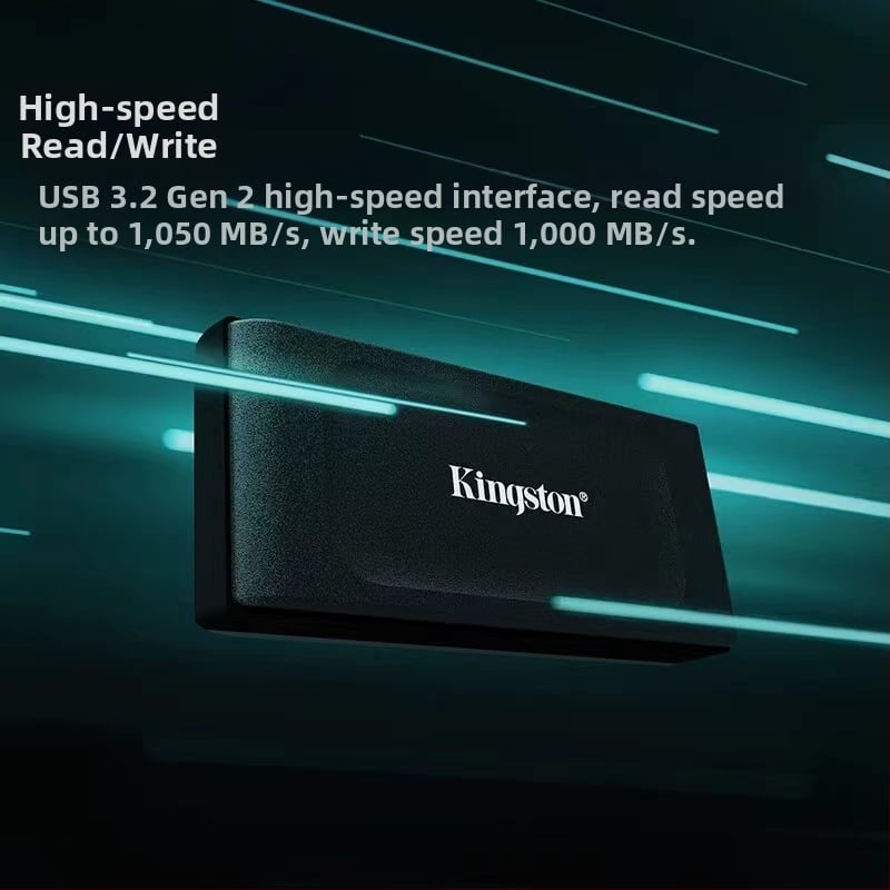 SSD mobil Kingston PSSD SXS1000 1T/2T USB3.2 potrivit pentru telefoane mobile și computere