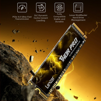Lexar THOR PRO Raytheon 2TB SSD M.2 liides NVMe protokoll PCIe 4.0 7000MB