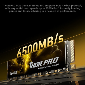 Lexar THOR PRO Raytheon 2TB SSD M.2 liides NVMe protokoll PCIe 4.0 7000MB
