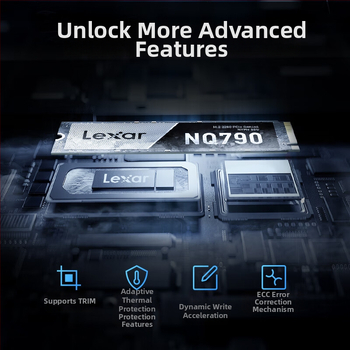 Lexar NQ 790 500G 1T 2T 4T M.2 NVMe PCIe4.0 SSD