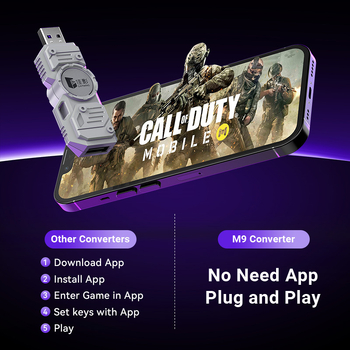 Конвертор за мобилни игри Gamwing M9 за Android и iOS Call of Duty