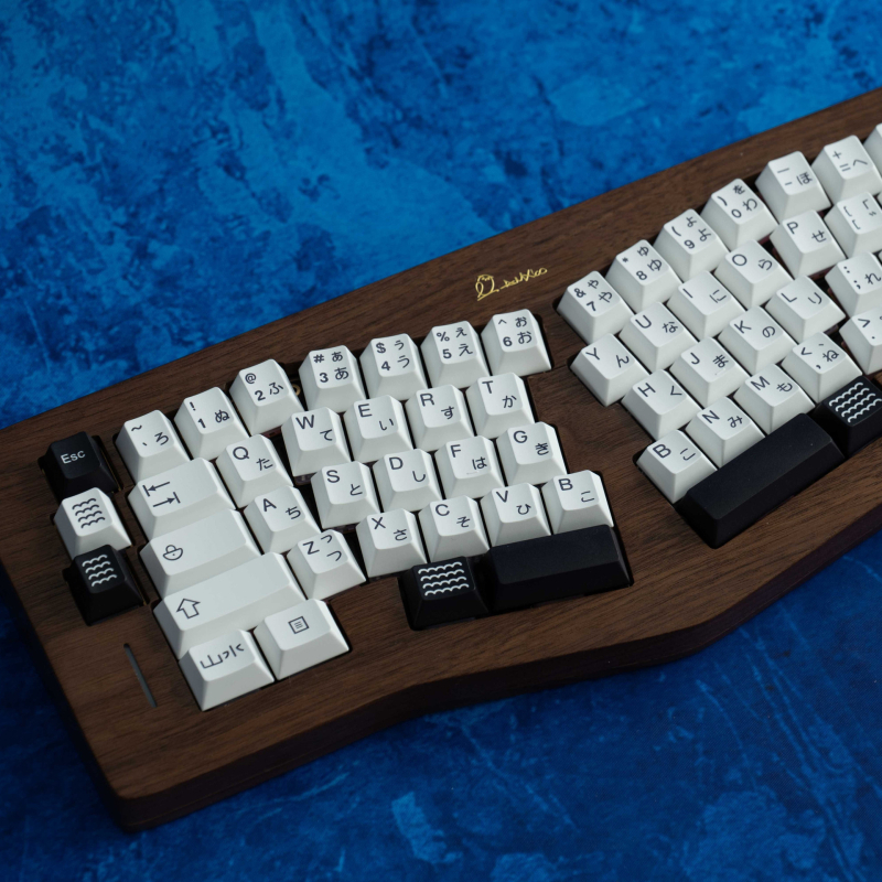 Shanshui-teemaline viiekülgne värvsublimatsiooniga mehaaniline klaviatuur, mis on kohandatud hiina stiilis disainiga