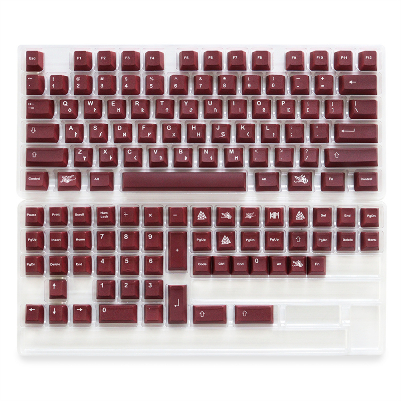 Gmk Blot Blood Sacrifice punane mehaaniline klaviatuuri klahvikatete komplekt Pbt sublimatsioon kirsipunane originaalkõrgus
