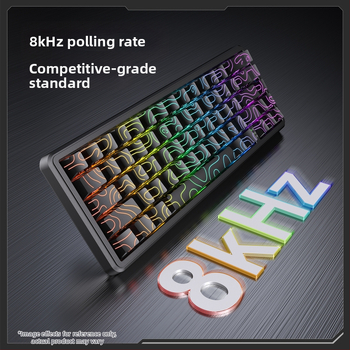 ONIKUMA G67 magnetinės ašies mechaninė klaviatūra, kontūrinė, šoninė, graviruota, laidinė, RGB, mažo vėlavimo, 8K apklausų dažnio, magnetinė ašis