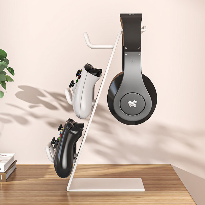 Mängukäepidemega alus, lauaarvuti hoiuriiul, Xbox PS5 lüliti, mängukonsooli kõrvaklappide riiul, universaalne