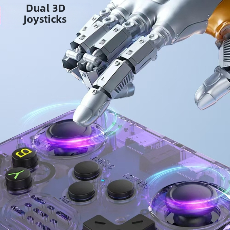 Трансгранична R36S преносима игрова конзола с отворен код Linux система 3,5-инчов IPS екран, преносима