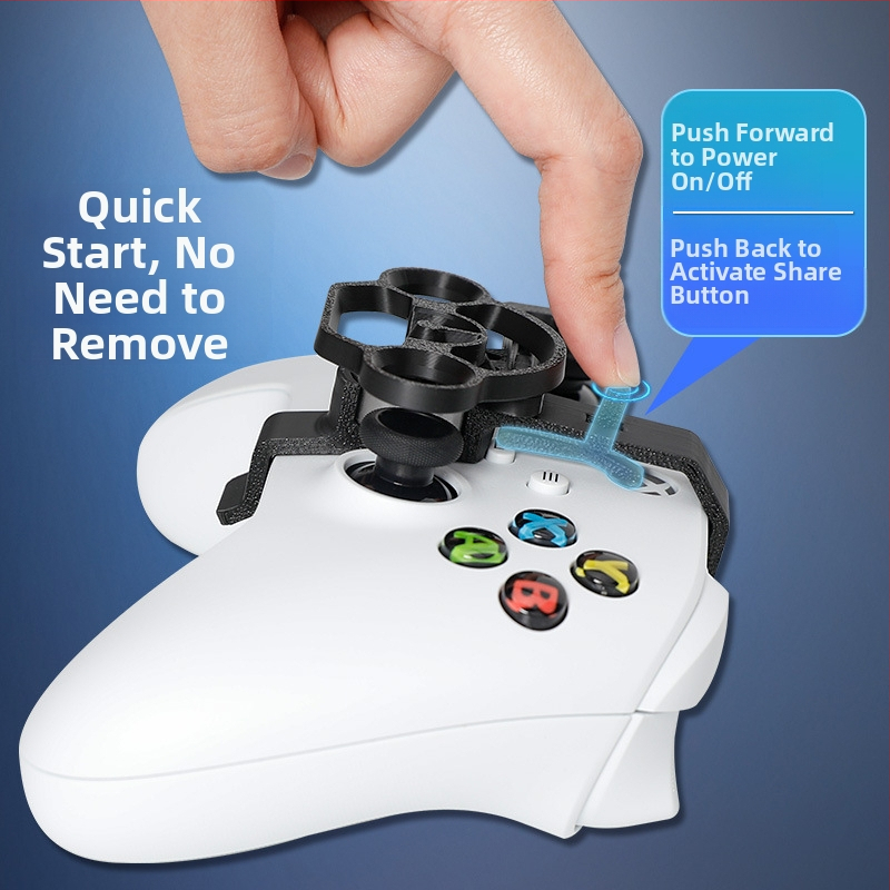 Приложимо за оригинален волан за XBOX, волан с рокер, универсален периферен аксесоар за мини XBOX състезателна игра.