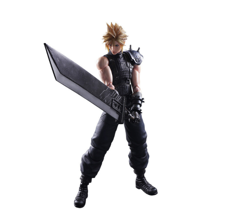 Το Final Fantasy 7 Play Arts άλλαξε στην έκδοση remake. Το PA άλλαξε σε 2ης γενιάς. Το Claude Streff hand office.