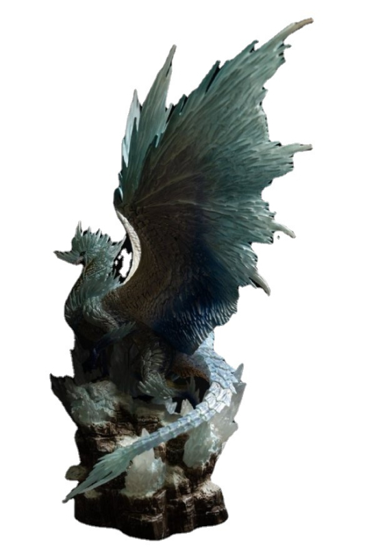 „Monster Hunter World Icefield Collection“ ledo mantros drakono rankų darbo dėžutės versija