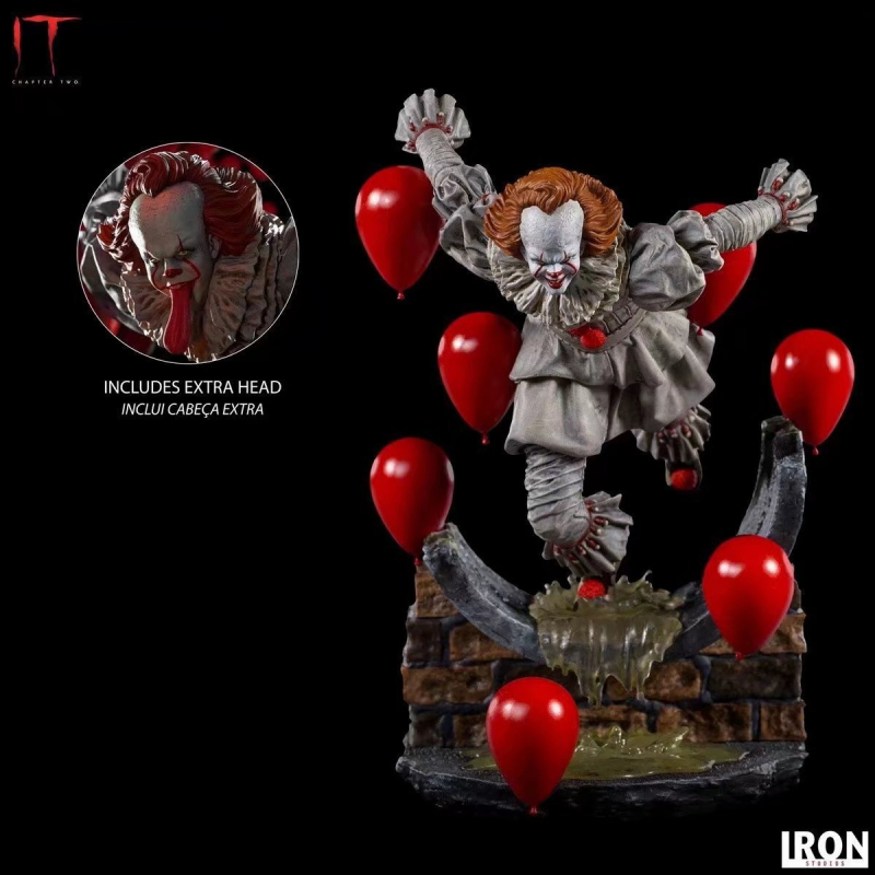 Anime Halloween Iron Brazil Factory Clown Return to the Soul 2 Generation Peni Wise Clown Hand Model Statue Ornaments