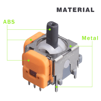 PS5 Halli elektromagnetiline kiiknupp PS5 Halli kiiknupp neljanda põlvkonna ülitäpse reguleeritava mehhanismiga, triivimisvastane PS5 käepide 3D