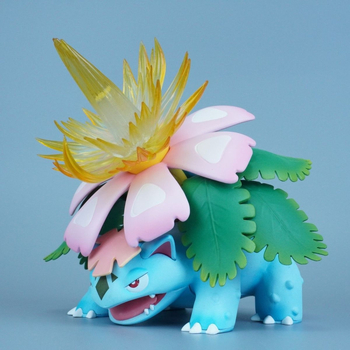 Pokémoni Bulbasauri topeltefektiga Bulbasauri lauakaunistusega piiriülene nukk hulgimüügi käemudel