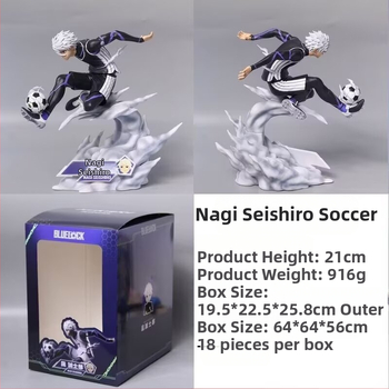 Kodumaa versioon sinisest vanglast, esimene kuul, nagi Seishiro, jalgpalli mängiv väravavahi käekuju kaunistused