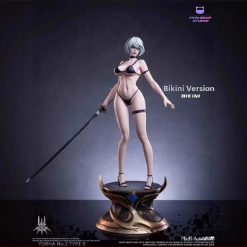 Nier:Automata Nier:Automata Lahe karu ujumistrikoo 2B Kahepealine skulptuurfiguuri mudelkingitus