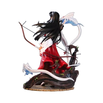 Gk Fire Phoenix Platycodoni seisva stseeni kuju animatsioonikuju mudelornament