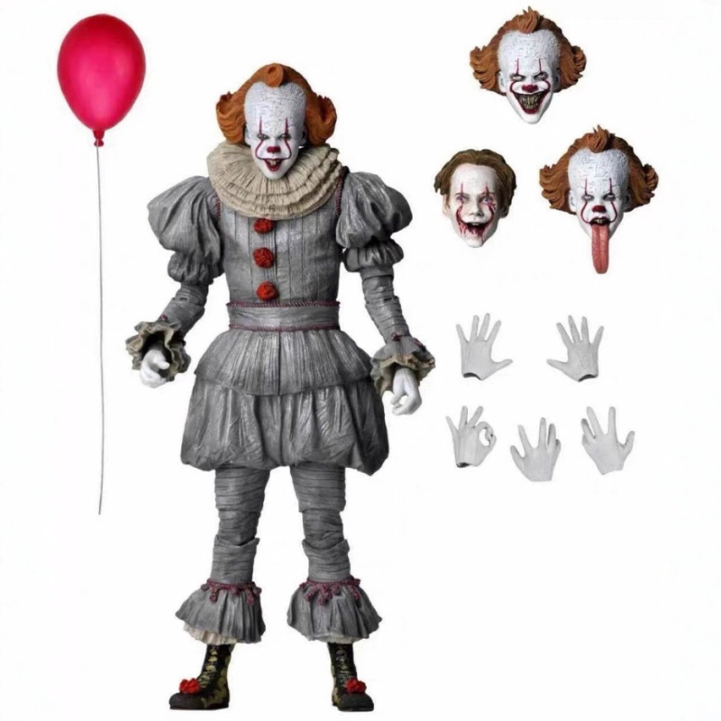 Neca Clown Soul 2It Chapter 2 7-инчова подвижна кукла с шарнирен механизъм, ръчно изработени орнаменти, филмови периферни устройства