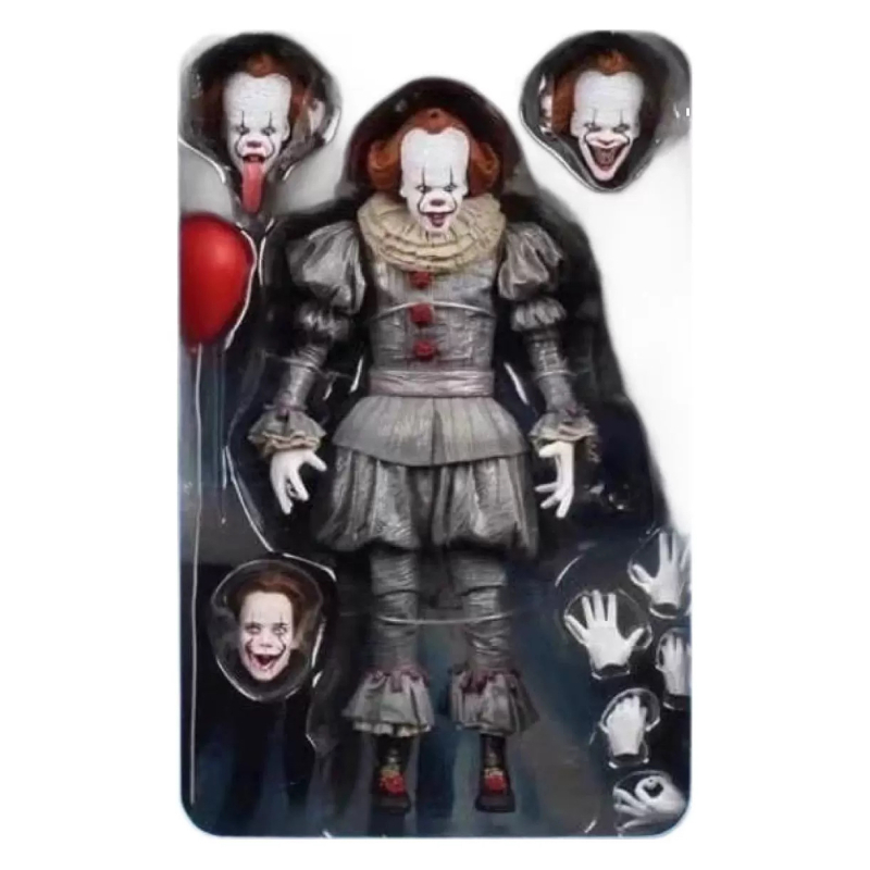 Neca Clown Soul 2It 2. peatükk 7-tolline liigendliigutusnukk käemudel käsitsi valmistatud kaunistused filmi lisaseadmed