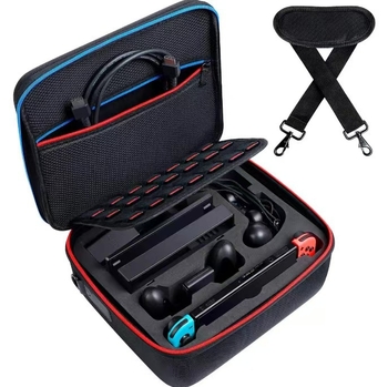 Sobib Nintendo Switchile Fitness Ring kosmeetikakotiga, kukkumisvastase kaitsega karbi ja tarvikute kotiga