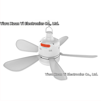 Mažas lubinis ventiliatoriaus lempos lovos bendrabučio tylus USB įkraunamas ventiliatorius lauko stovyklavimo stiliaus palapinė mini ilgaamžė ventiliatoriaus lempa